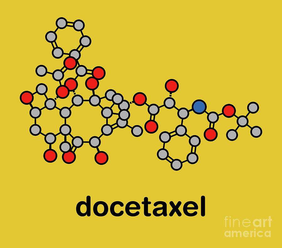 Docetaxel Chemotherapy Drug Molecule Photograph by Molekuul/science ...