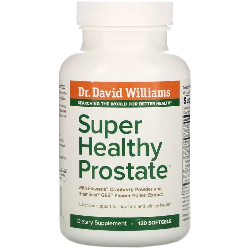 Dr. Williams, Super Healthy Prostate, 120 Softgels Usa