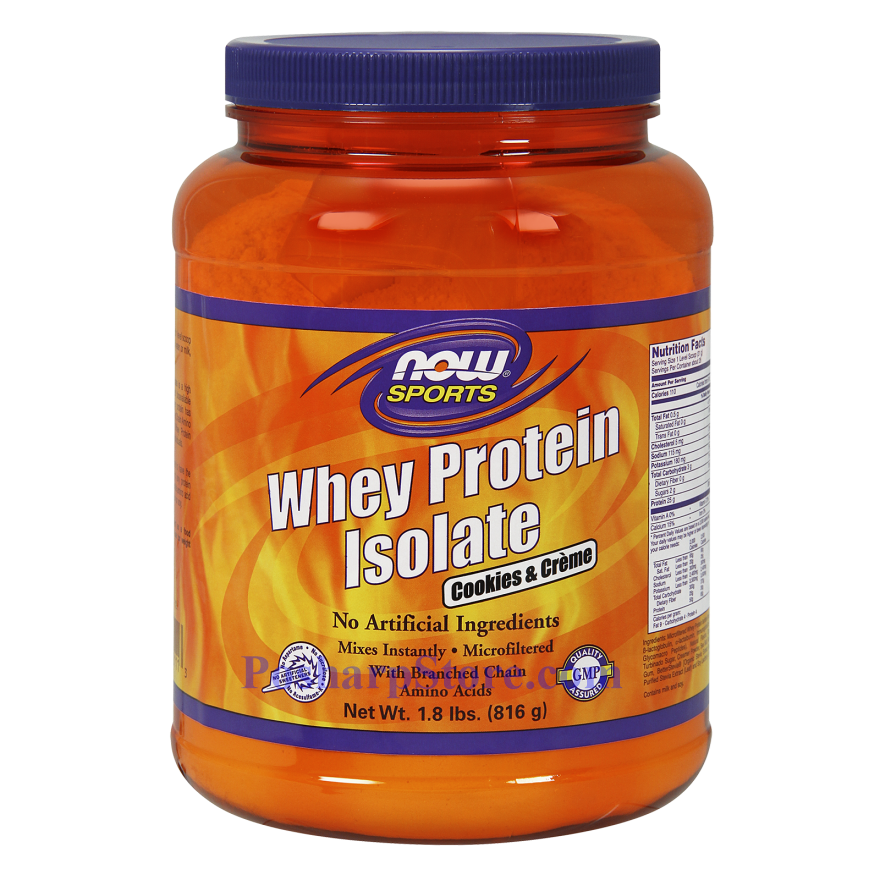 Now Foods Sports Whey Protein Isolate Cookies &  Creme ...