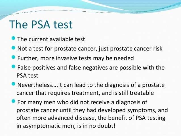 Prostate Cancer Testing and Screening