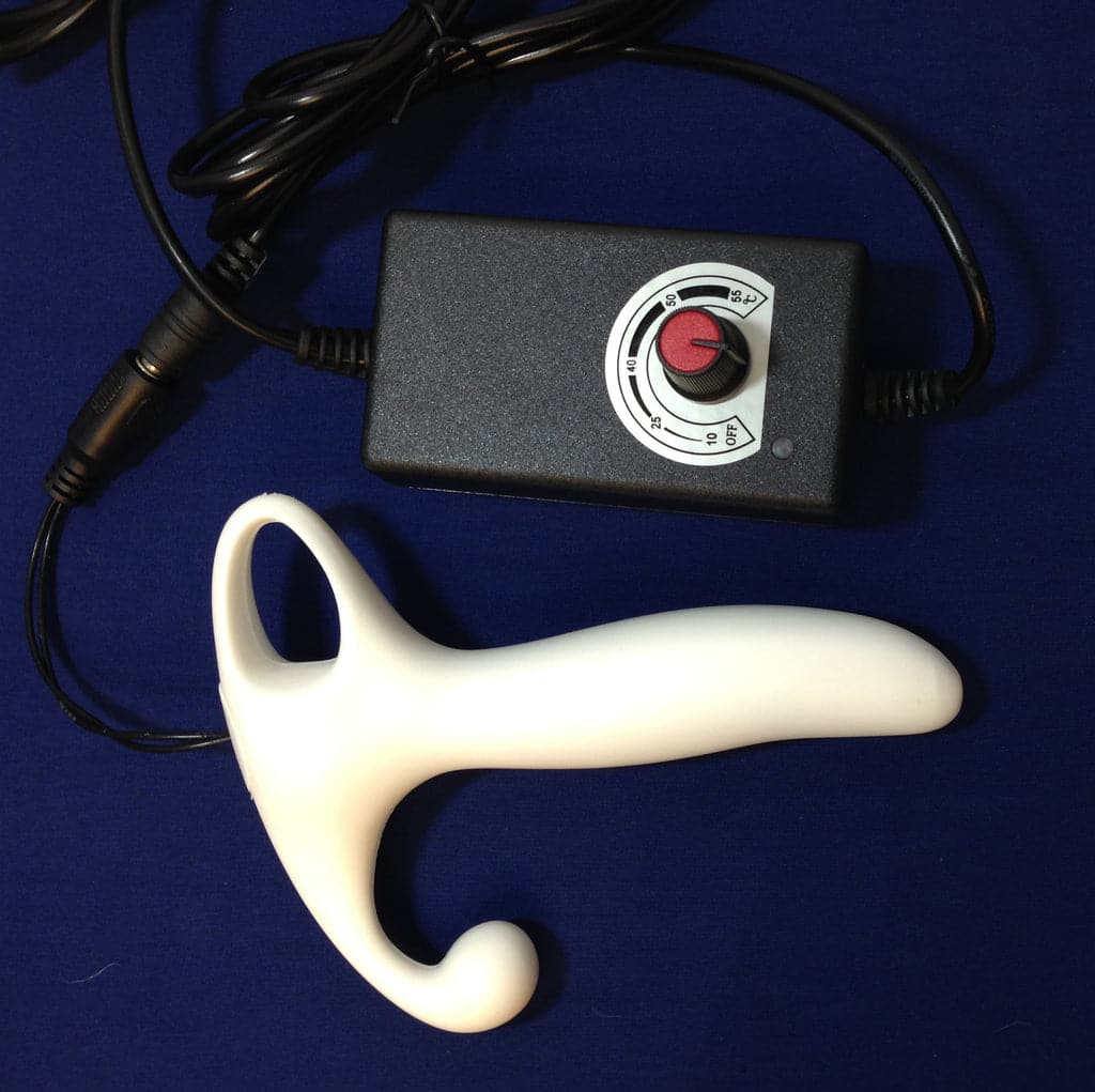 Prostate heating insertable