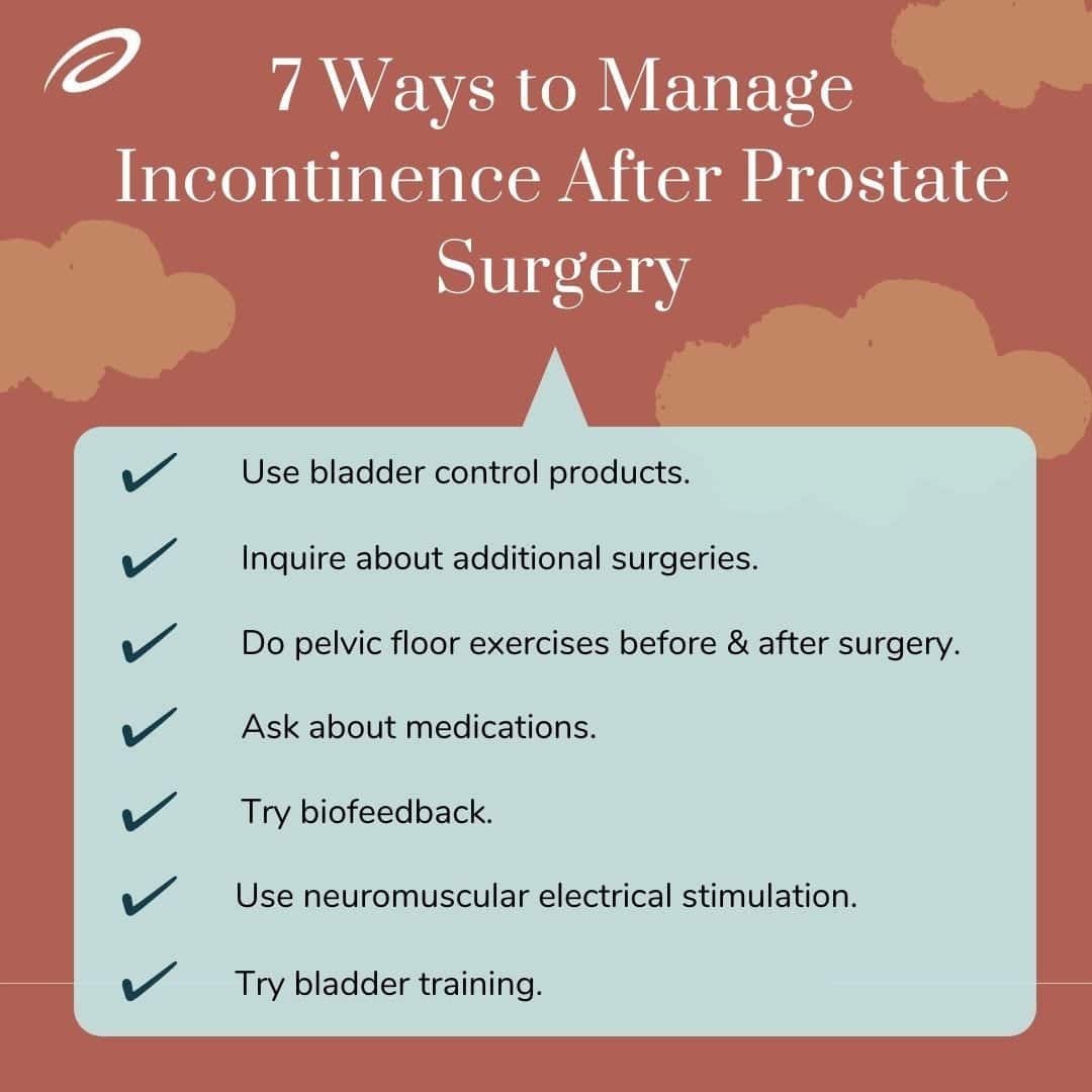Prostate surgery? Learn how to recover and manage incontinence.