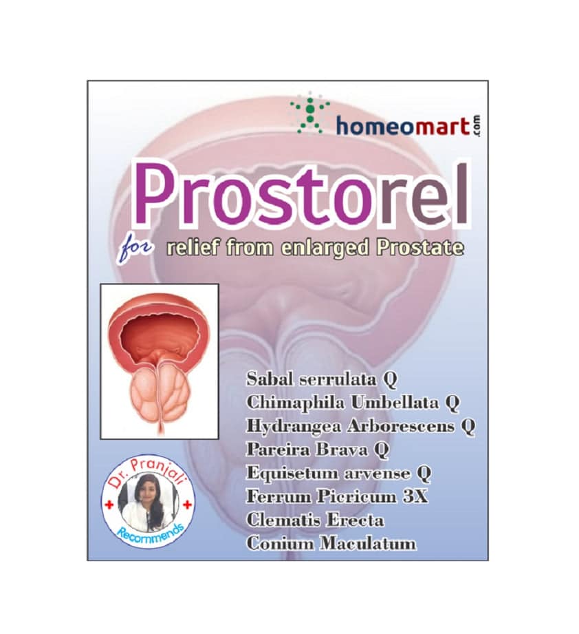 Prostorel Homeopathy Medicine Kit for enlarged Prostate, BPH