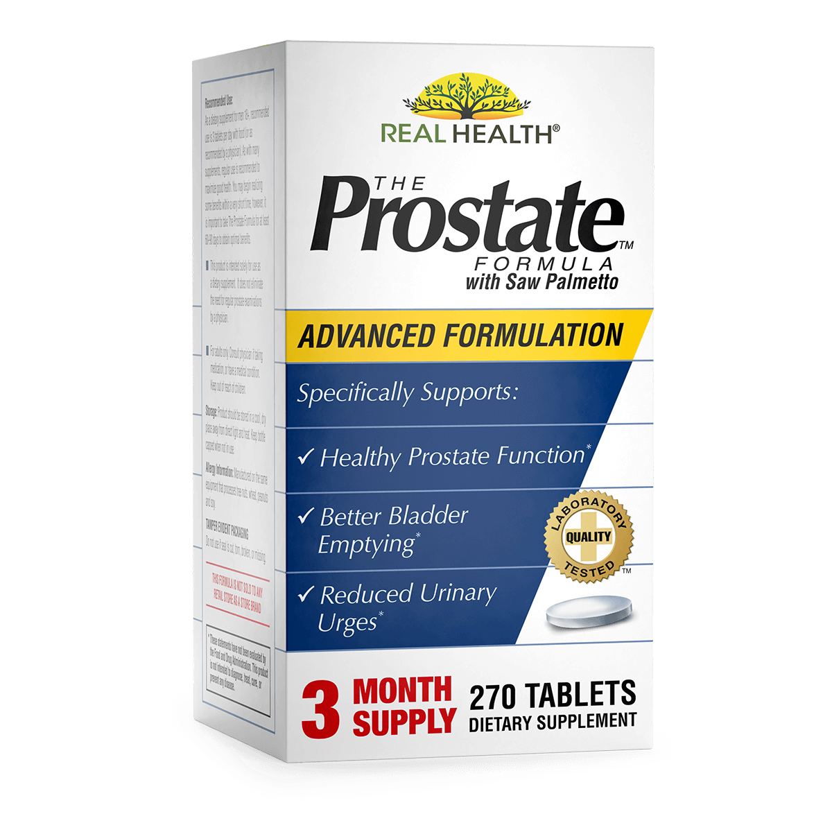 The Prostate Formula Tablets  270ct  Real Health Labs