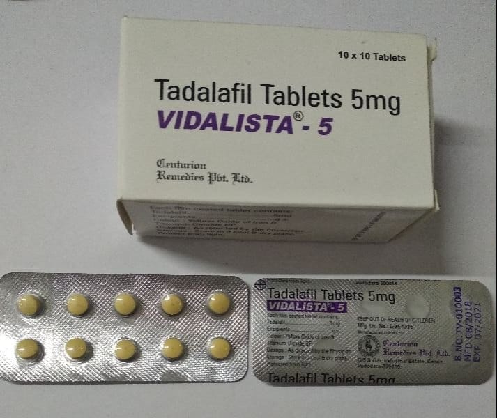 Vidalista 5mg Tablets at Rs 10/strip