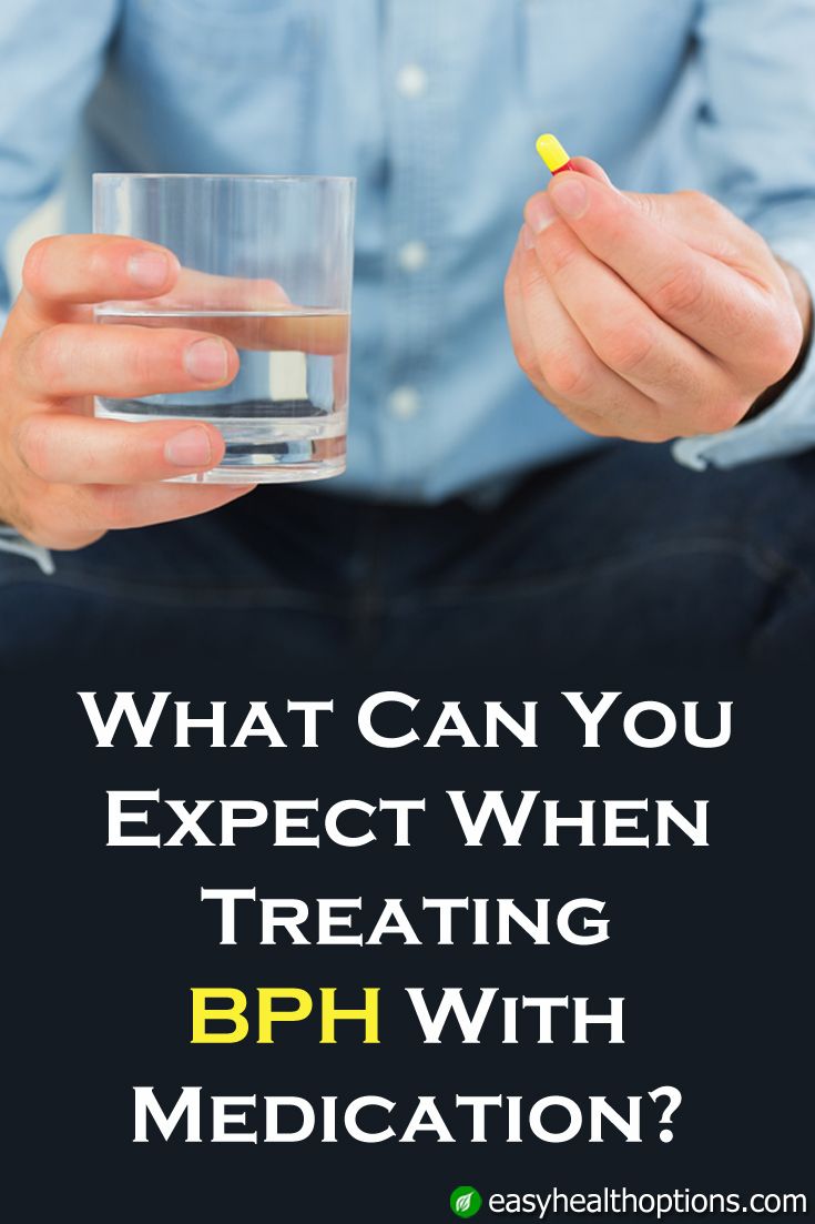 What can you expect when treating BPH with medication ...